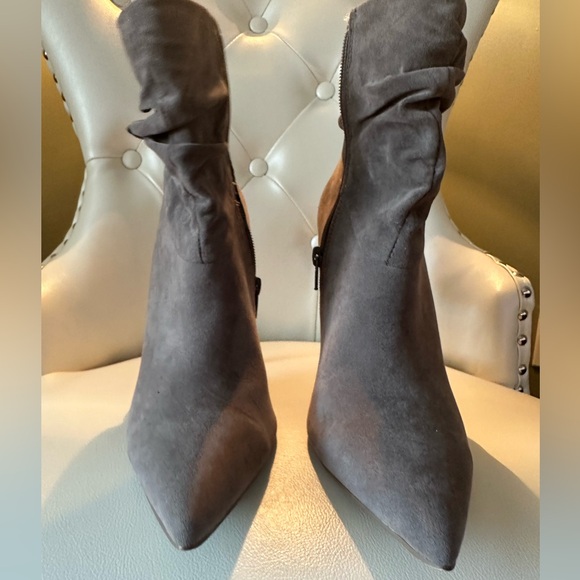 JustFab Suede Ankle Booties - Picture 7 of 7